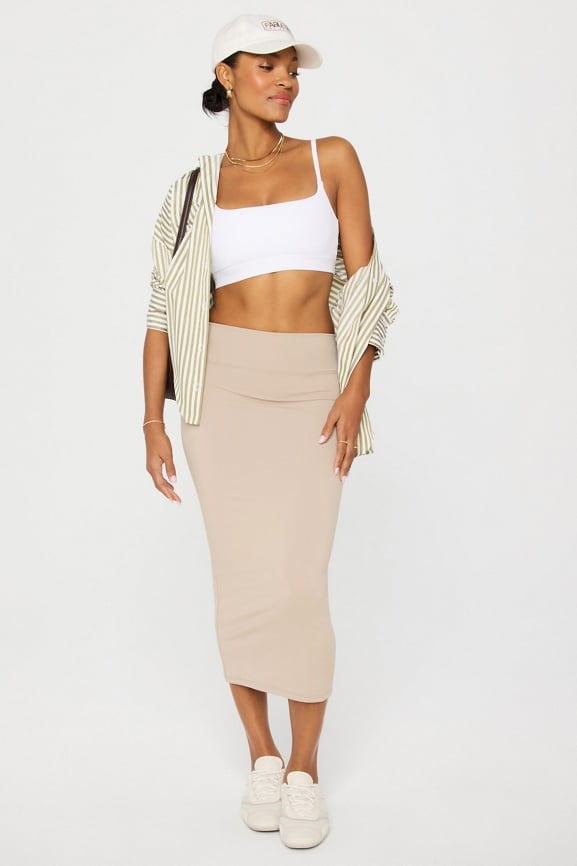 PureLuxe Midi Skirt