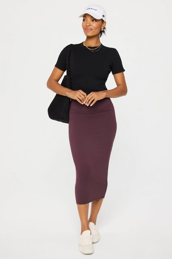 PureLuxe Midi Skirt