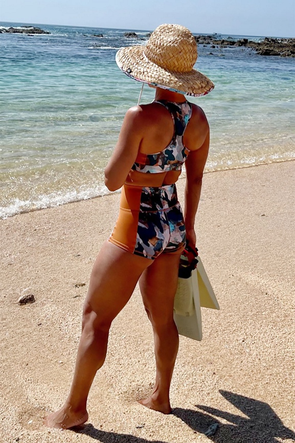 Zip-Up Midi Swim Top - Fabletics