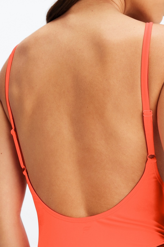 Low Back One-Piece Swimsuit - Fabletics Canada