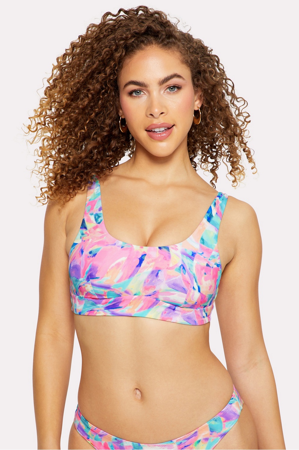 Shaping Swim Square Neck Bikini Top