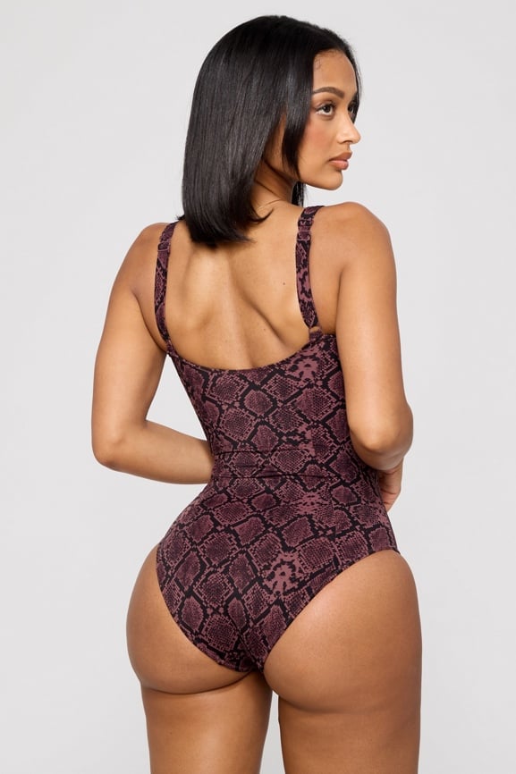Shaping Swim Waist Cinching One Piece