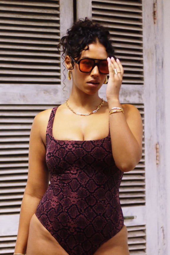 Shaping Swim Waist Cinching One Piece