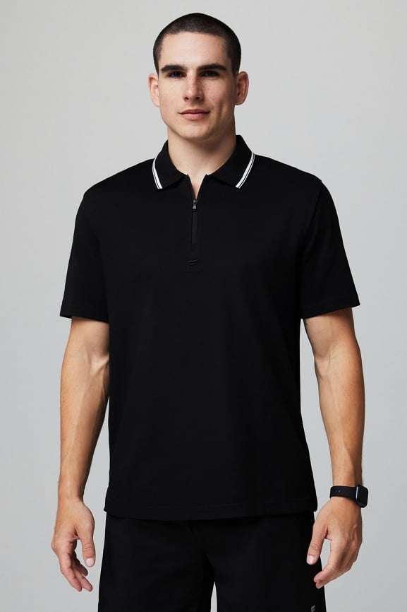 The Dash Quarter Zip Polo - Fabletics