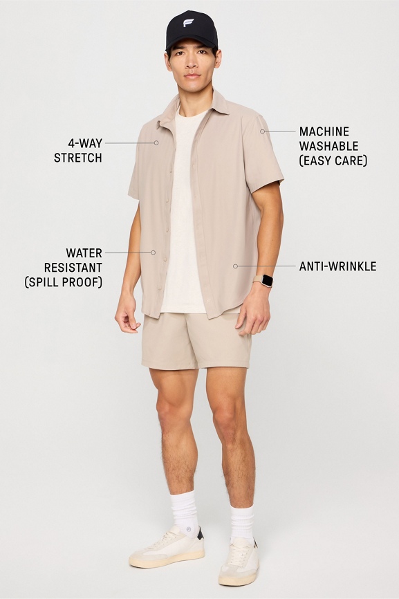 The Don Short Sleeve Button Up - Fabletics
