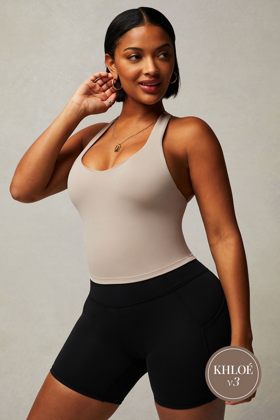 Anywhere Cropped Built-In Bra Tank - Fabletics