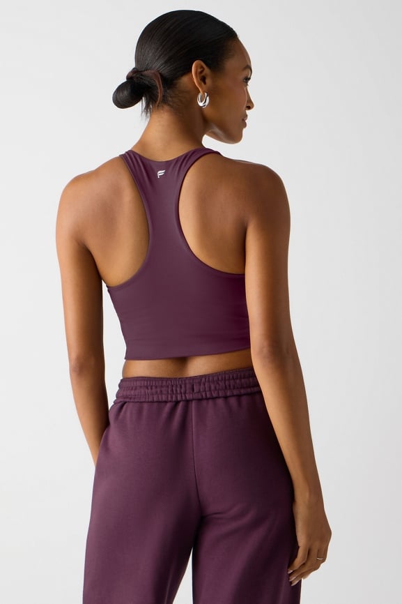 Anywhere Cropped Built-In Bra Tank