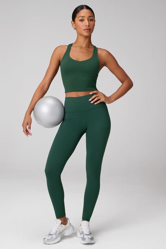 Anywhere Cropped Built-In Bra Tank