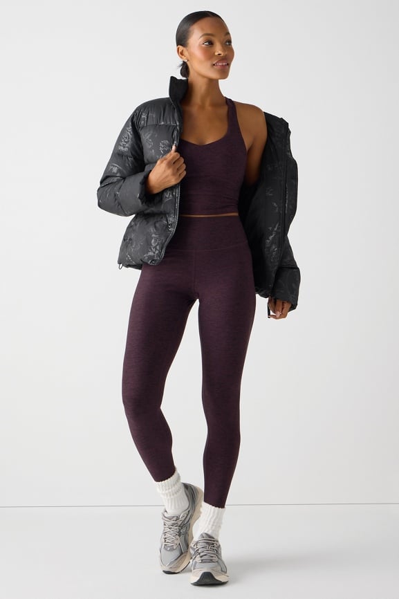 HeatherFlex Anywhere Cropped Built-In Bra Tank