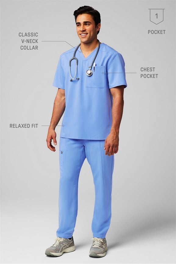 Helix Scrub Top