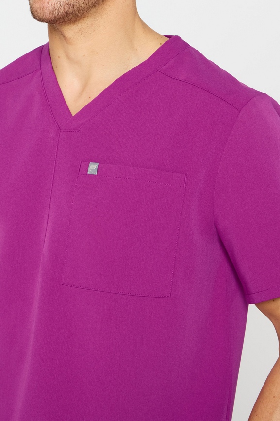 Helix 1-Pocket Scrub Top