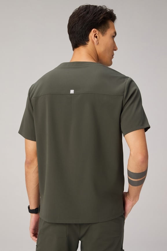 Helix 1-Pocket Scrub Top