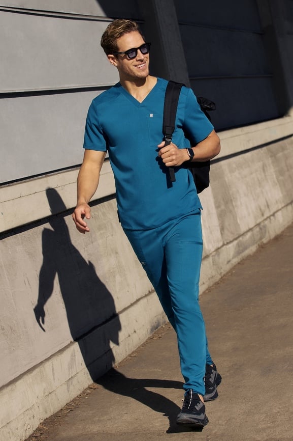Helix 1-Pocket Scrub Top