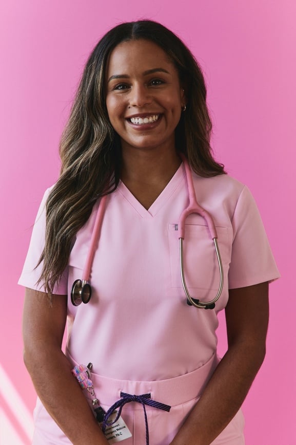 Vital 1-Pocket Scrub Top - Fabletics