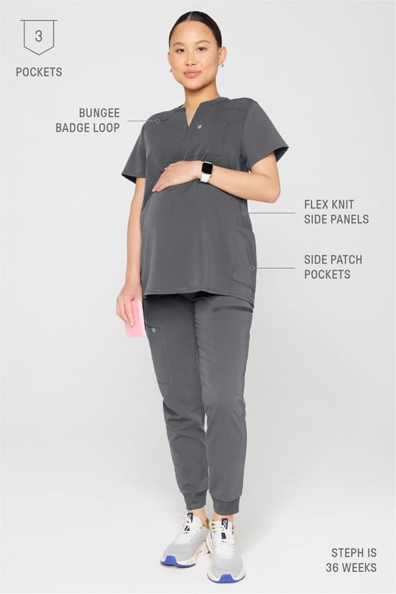 Instinct Maternity 3-Pocket Scrub Top