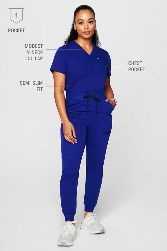 Vital 1-Pocket Scrub Top (Petite Fit)