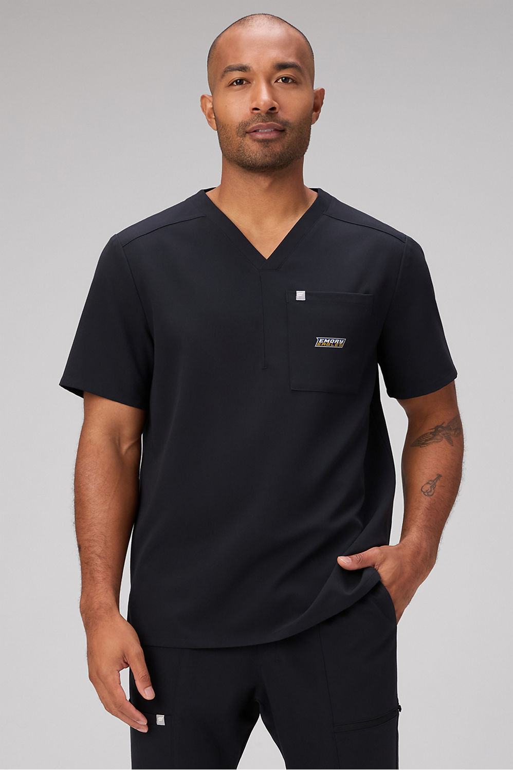 Emory University Helix 1-Pocket Scrub Top