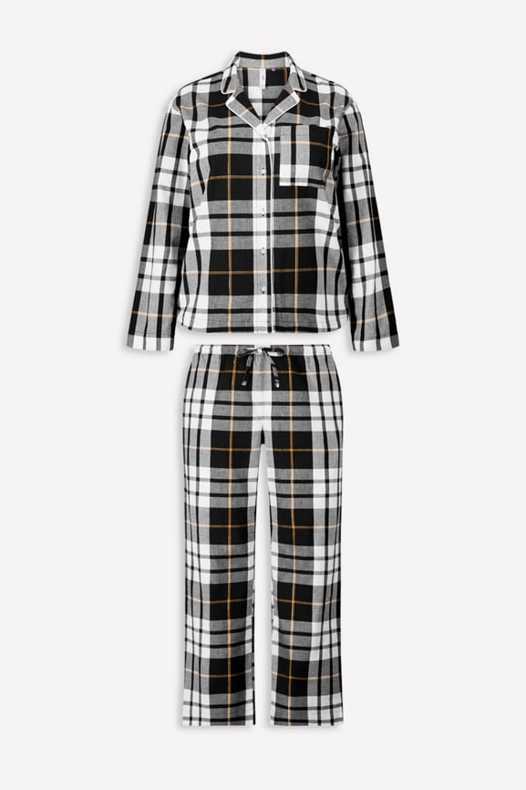 Dream Flannel Top and Pant 2-Piece Set