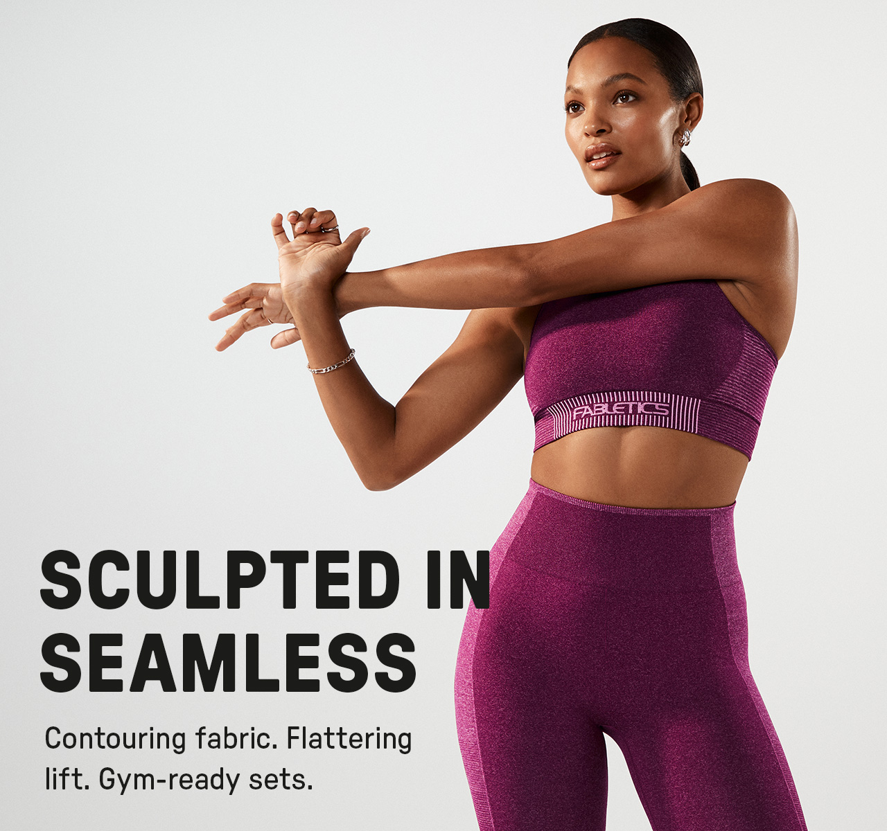Fabletics Small Francis Seamless Crop Top