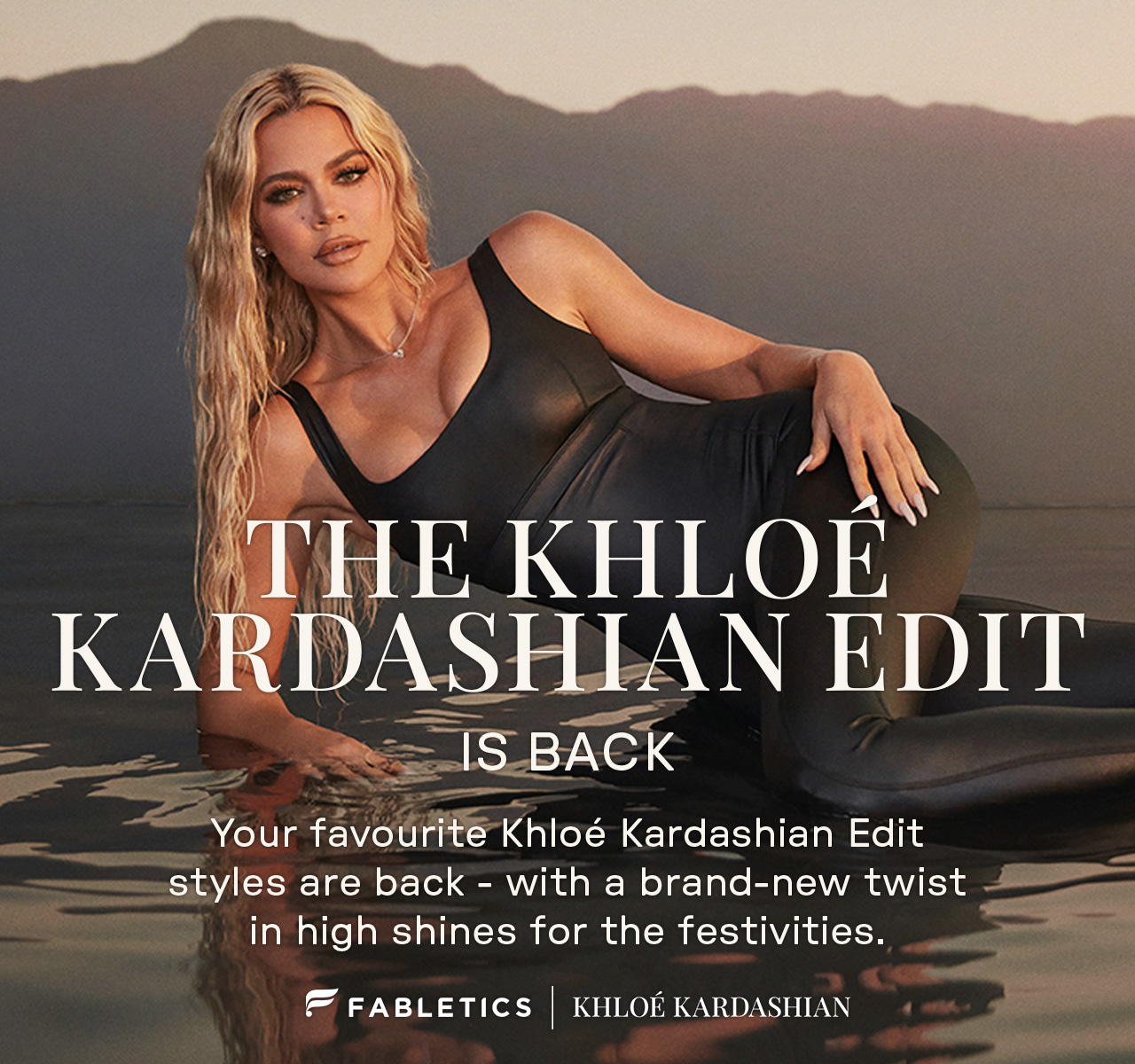 The Fabletics  Khloé Edit— featuring @khloekardashian. Boldly go