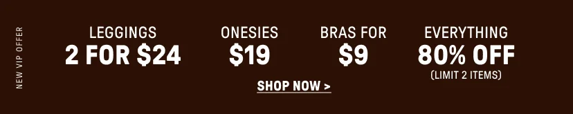 80% Off Everything. New VIP Offer (Limit 2 Items).