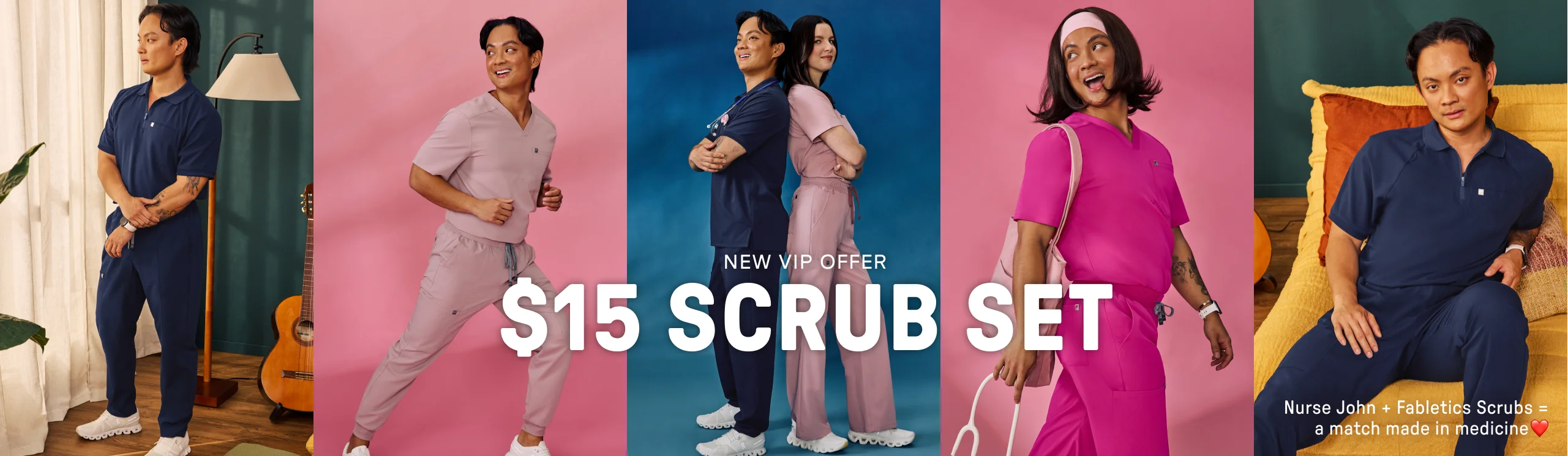 $15 Scrub Set. New VIP Offer.
