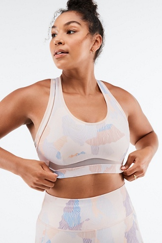 Belle Iridescent Adjustable High Impact Sports Bra - Yitty