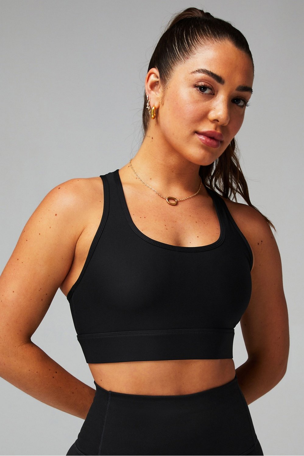 Fabletics Sports Bra Snapdragon Reversible Mesh ($30) ❤ liked on Polyvore  featuring activewear, sports bras, at…