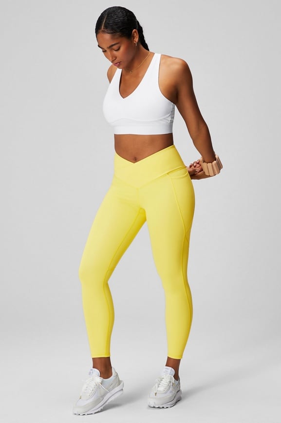 Lululemon Womens Sports Bra Size 6 Yellow/Green (s)