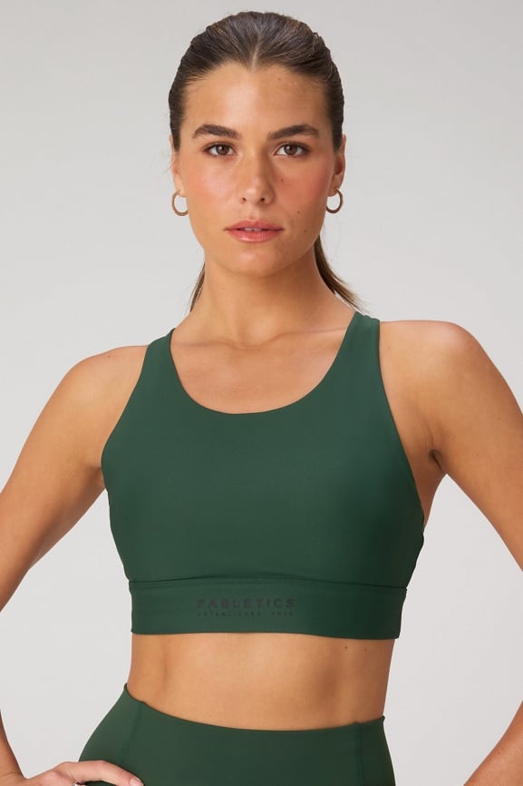 Essential Front Zip Medium Impact Sports Bra
