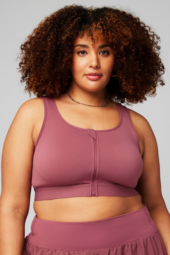 胸筋Feam商品 Front Zip High Impact Sports Bra - Fabletics