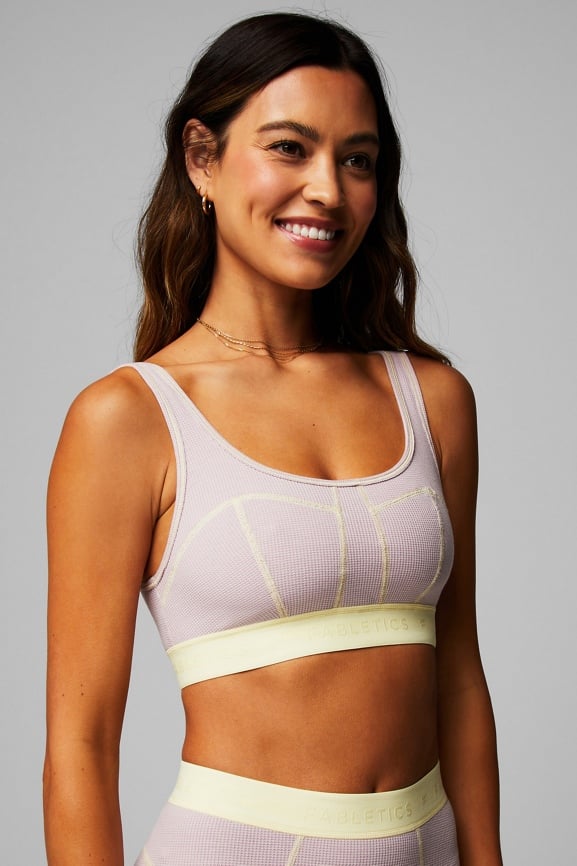 Women's Light Support Seamless Waffle Sports Bra - All In Motion