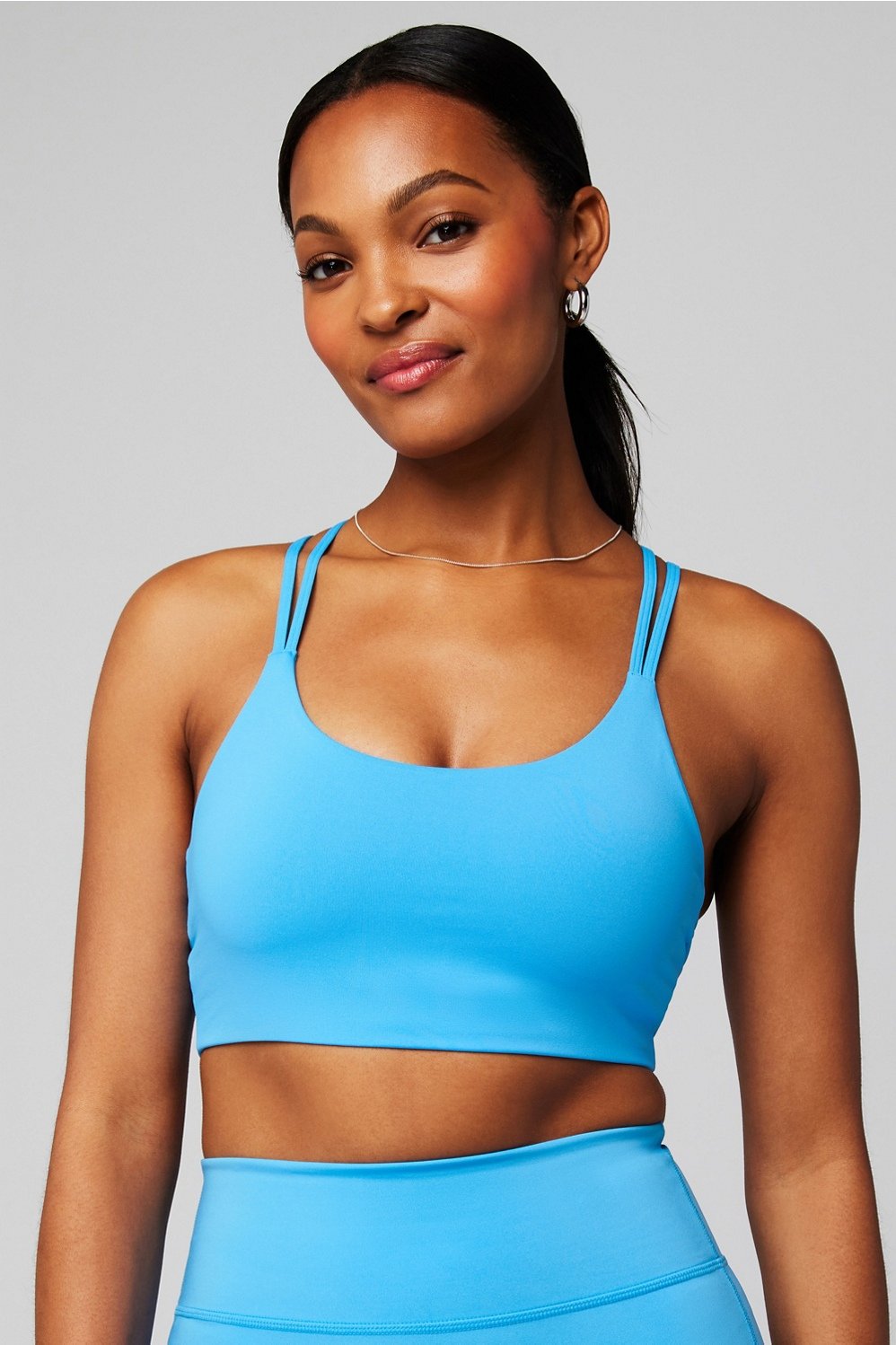 Sujetador De Bajo Impacto Principal Fabletics Azul Womens XXL-1X-image