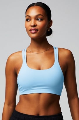 Ivy Park Active Seamless Knitted Bra In Blue – Shophistic