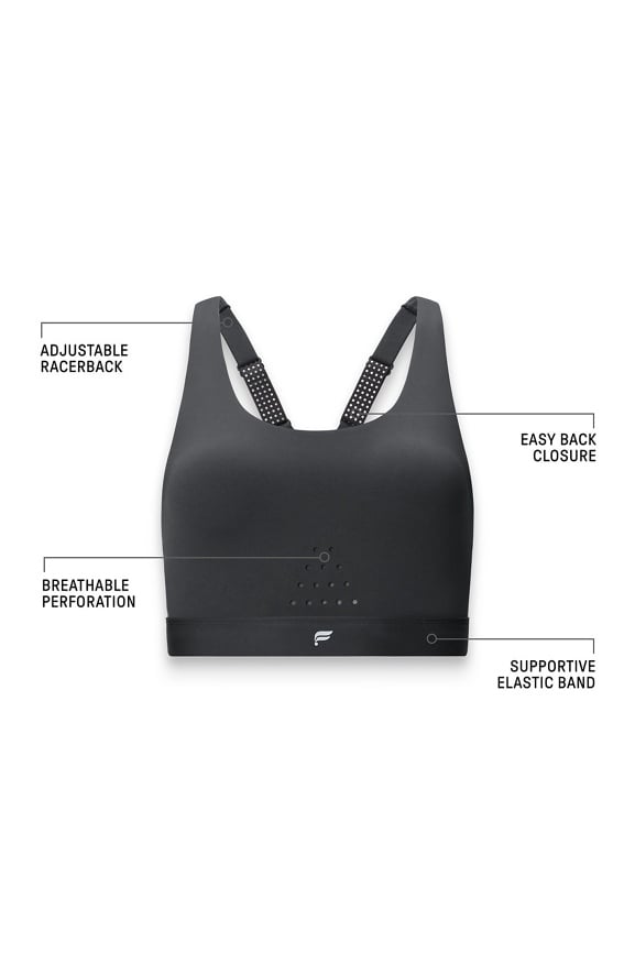 Buy IRISES Women Sports Bra High Impact Full Support Bounce Control  Adjustable Straps 4 Hooks Wireless Workout Fitness Size (30 Till 34) Pack  of 1 (C, Black) at