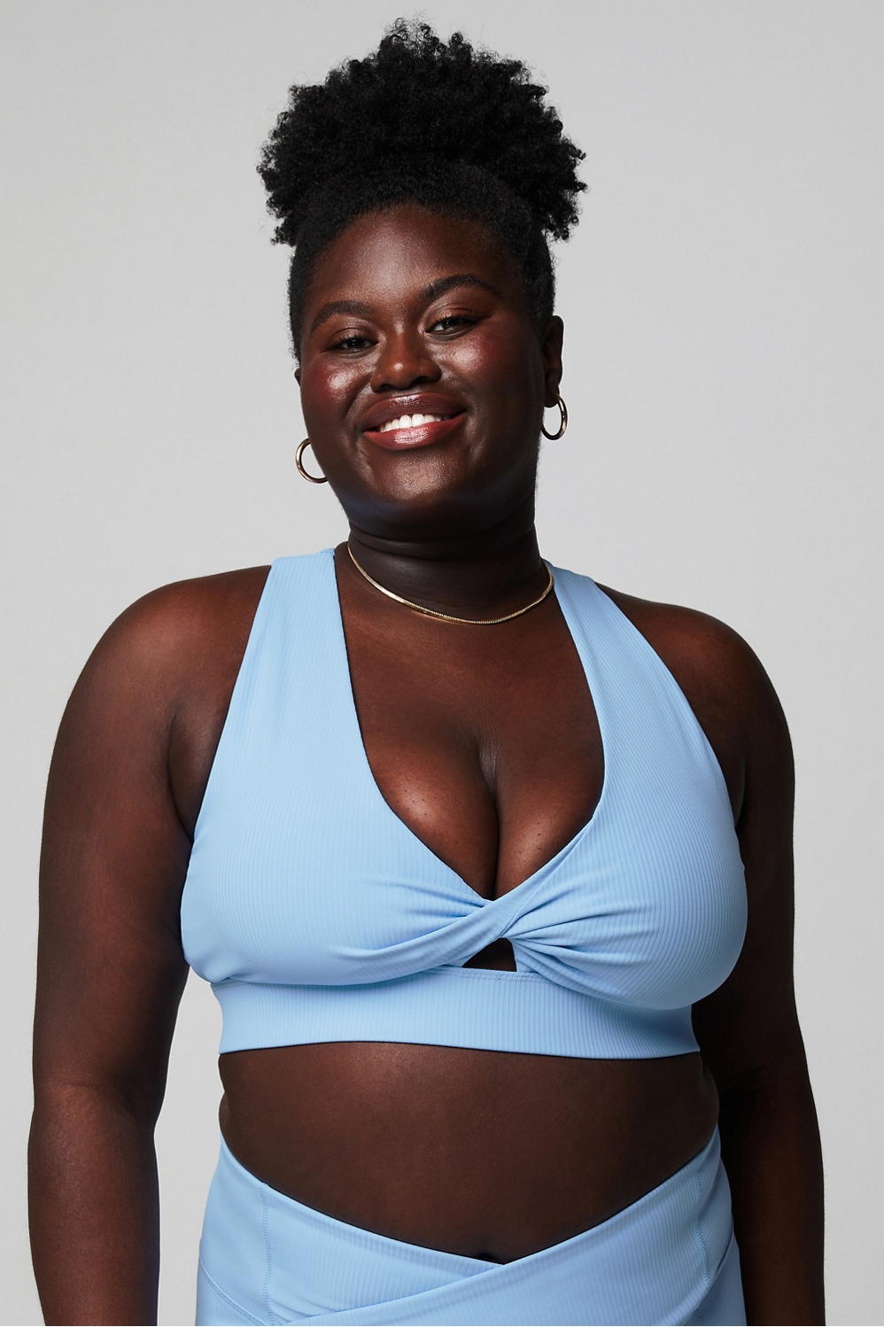 Oasis Rib Twist Medium Impact Sports Bra