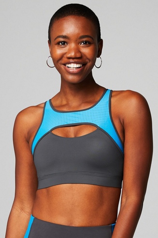 hhseyewell Sports Bra with Cups Triangle Bralette for Wome Ribbed