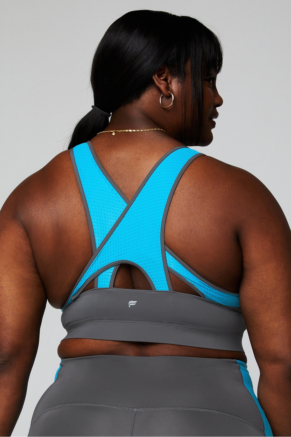 Mesh Breathable Medium Impact Sports Bra
