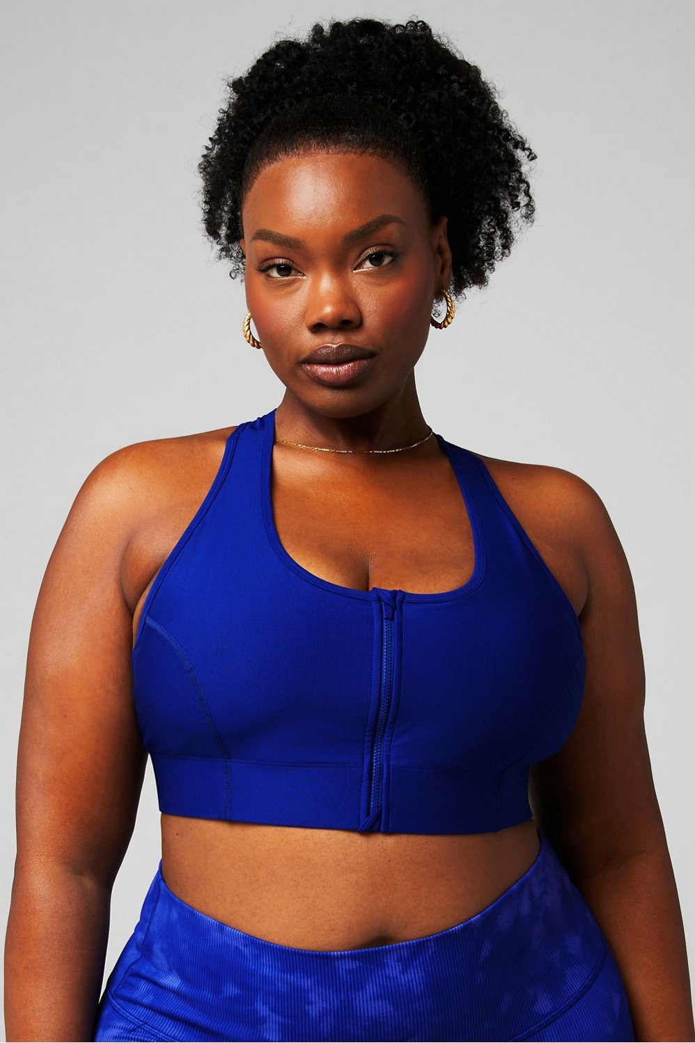 On-The-Go Zip Medium Impact Sports Bra