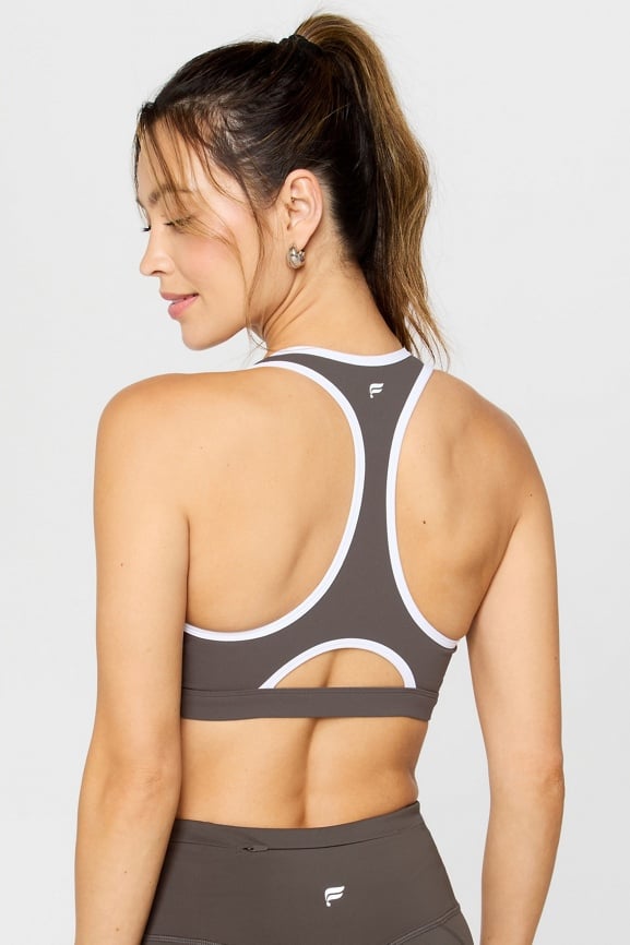 Essential Front Zip Medium Impact Sports Bra