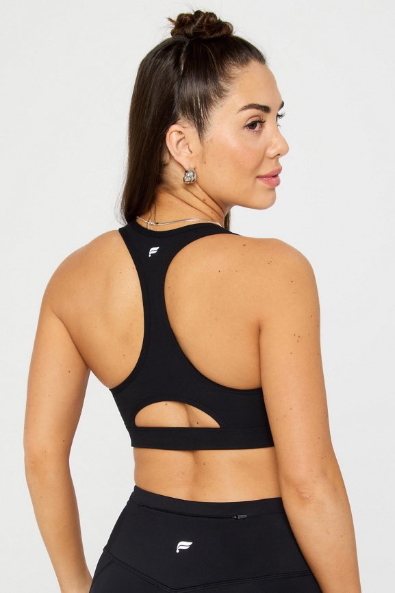 Essential Medium Impact Piped Sports Bra