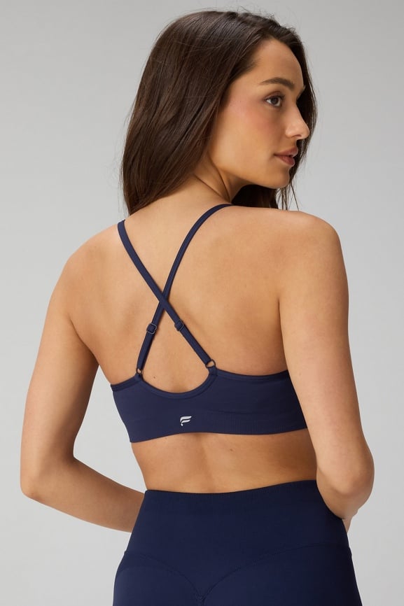 Sleek Seamless Strappy Low Impact Bra