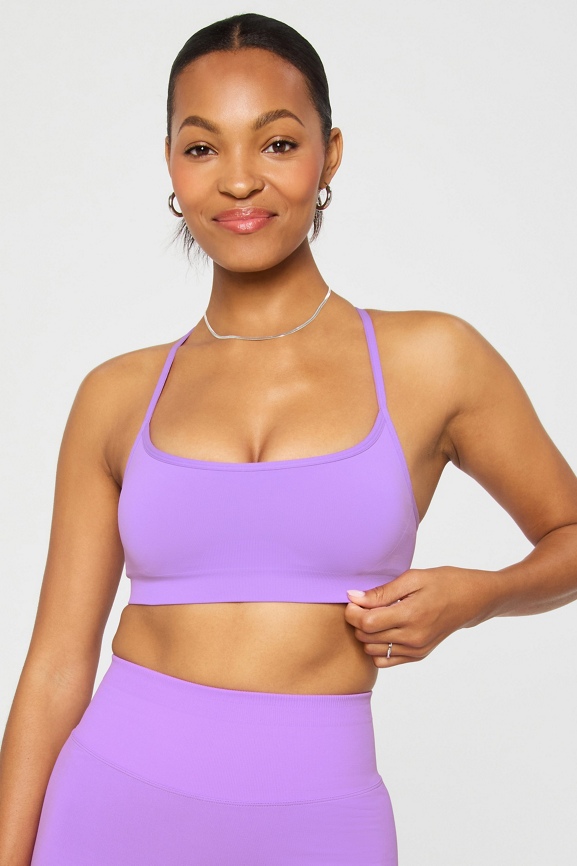 Sleek Seamless Strappy Low Impact Bra