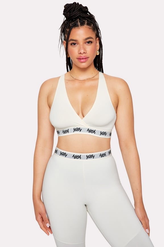 Major Label Smoothing Cross-Front Bralette - Fabletics Canada