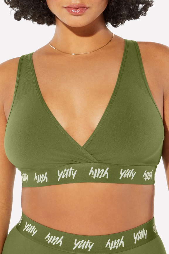 Major Label Smoothing Cross Front Bralette - Fabletics Canada
