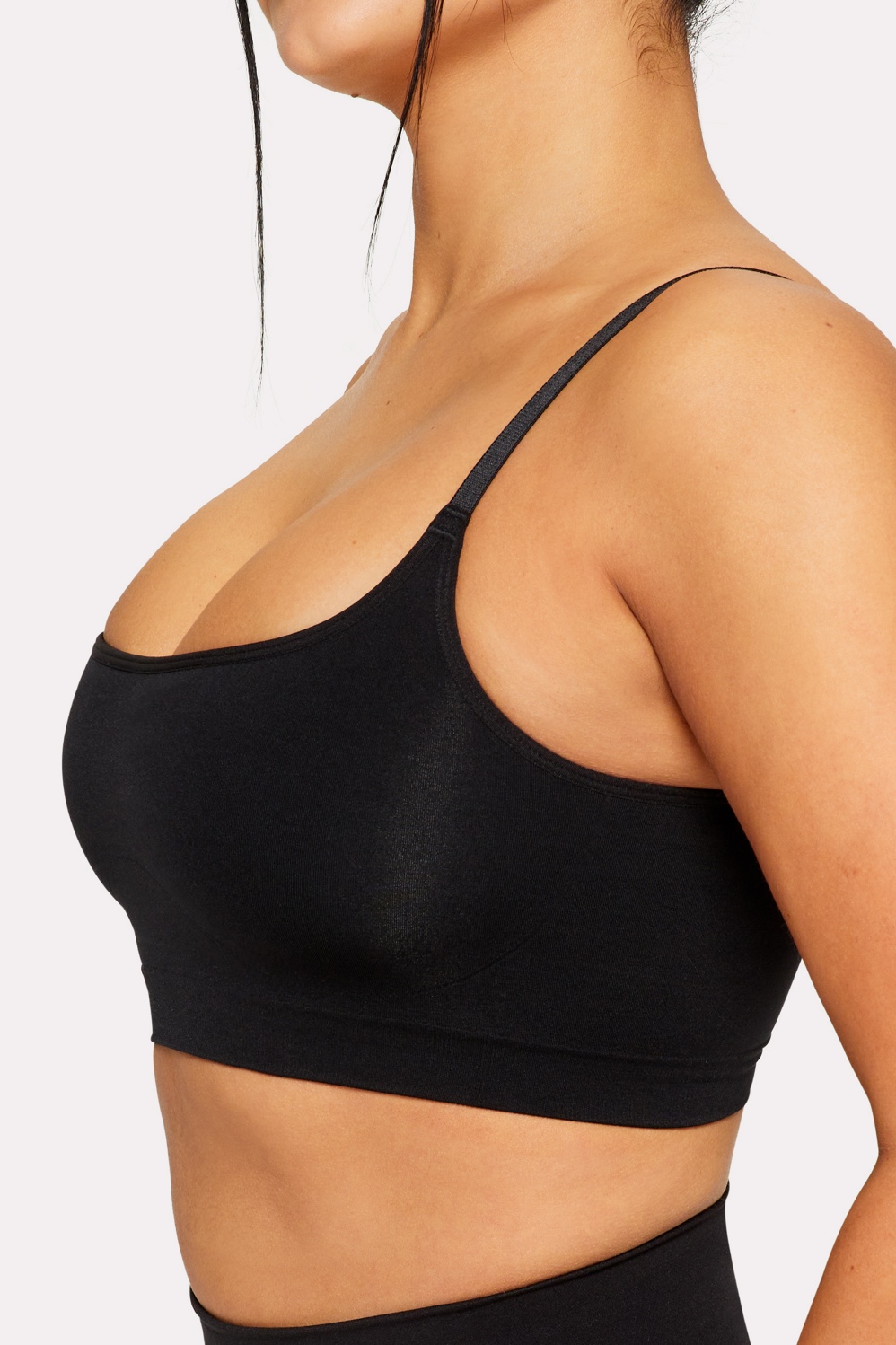 On Point Seamless Adjustable Strap Double Layer Bralette