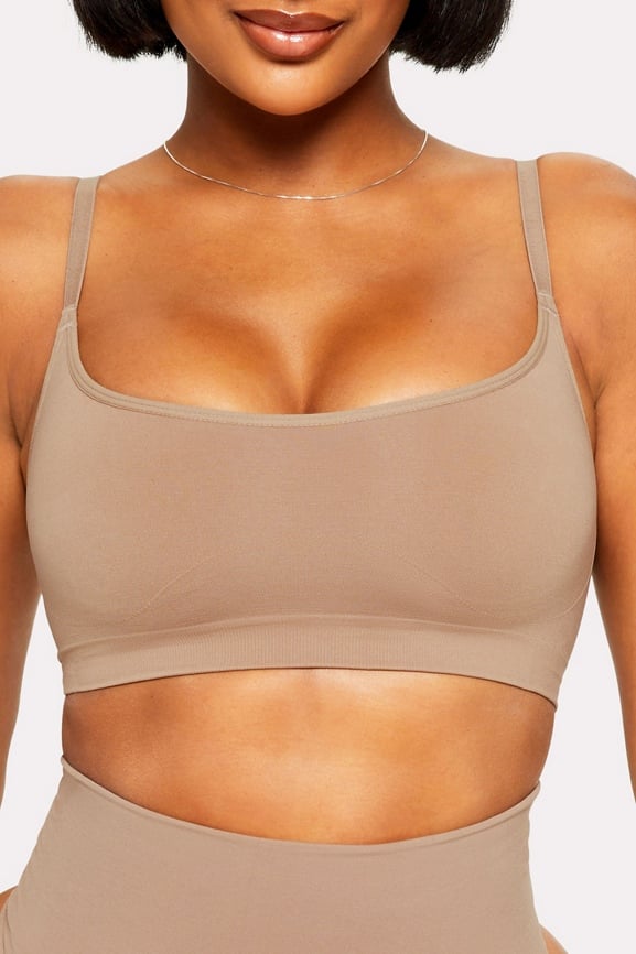 Recycled Seamless Scoop Neck Bralette