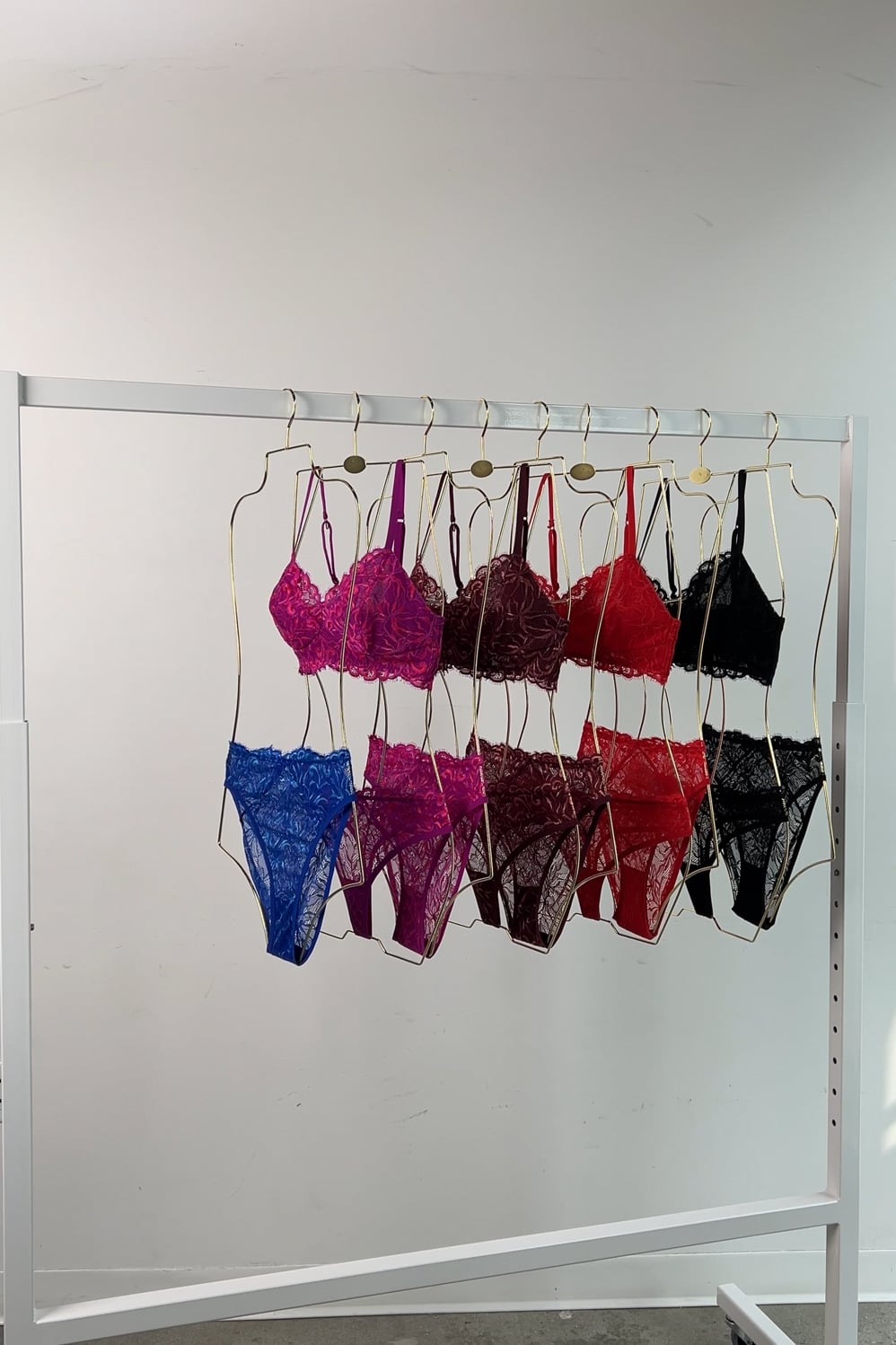Smoothing Lace Plunge Bralette