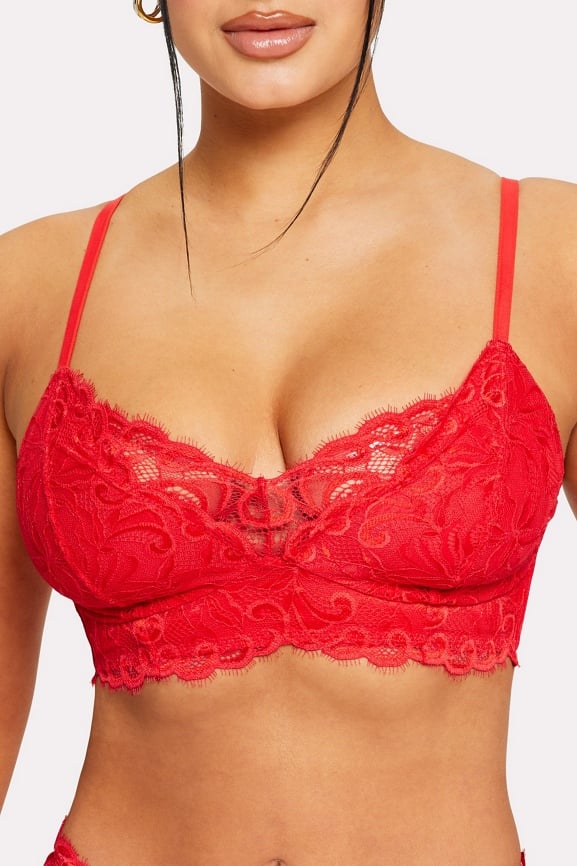 Red Lace Bralette