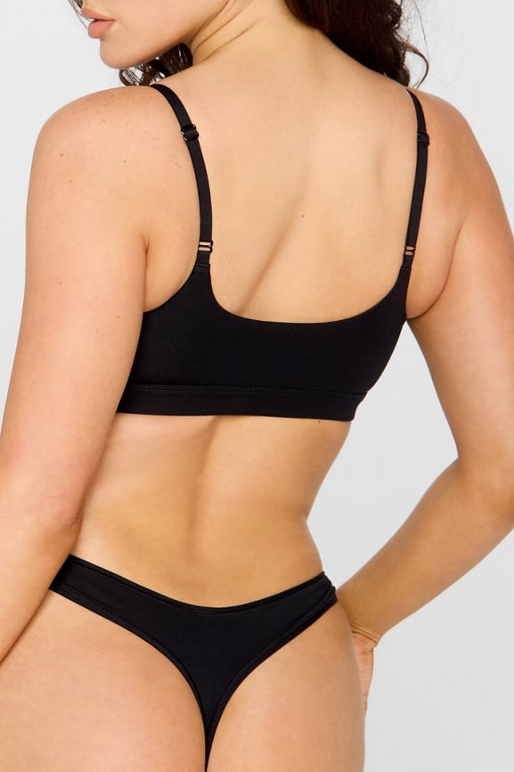 Snug Cotton Scoop Bralette
